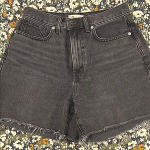 Madewell Charcoal Jean Shorts